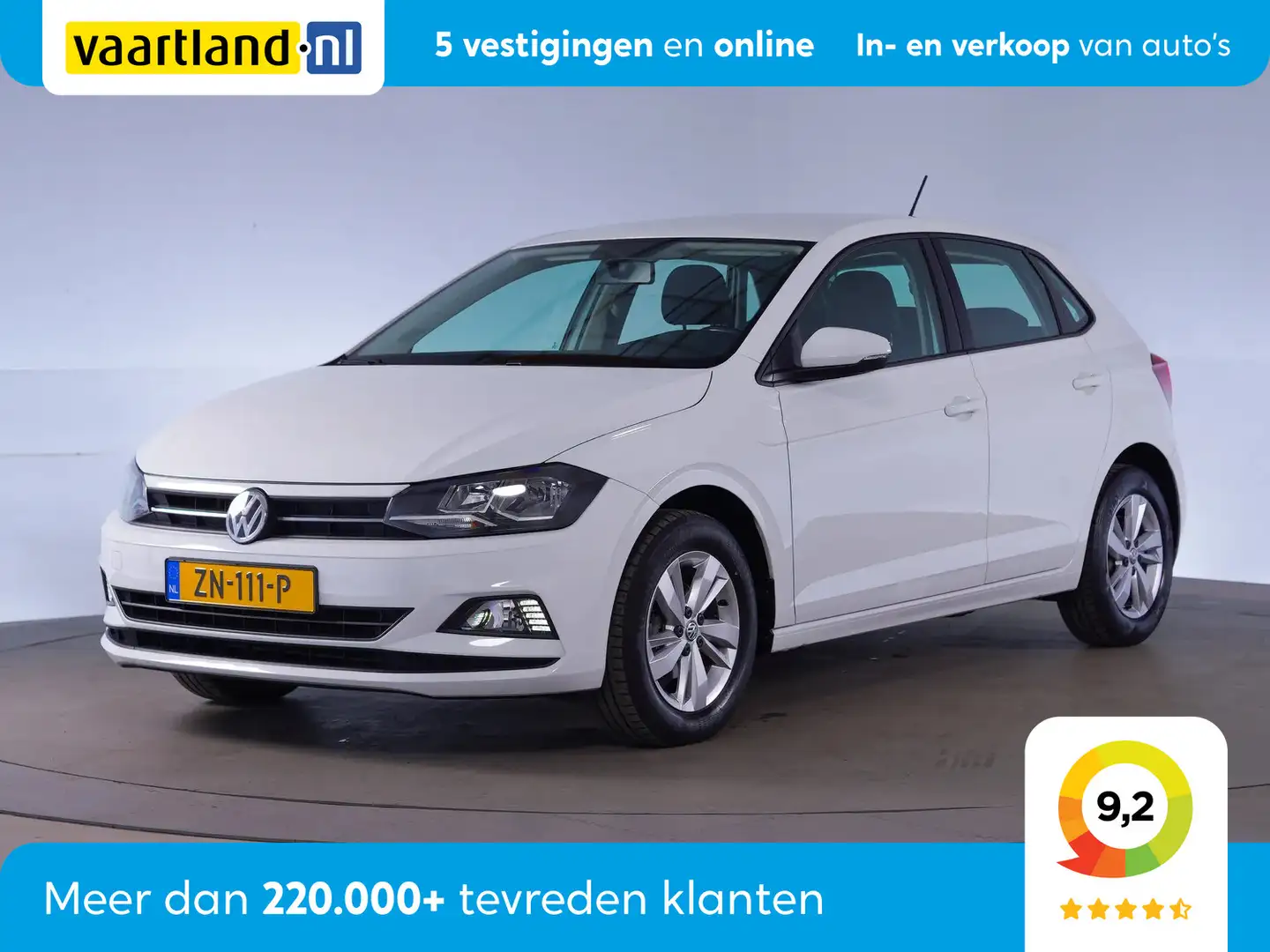 Volkswagen Polo 1.0 TSI Comfortline [ Navi Adapt.cruise Carplay ] Wit - 1