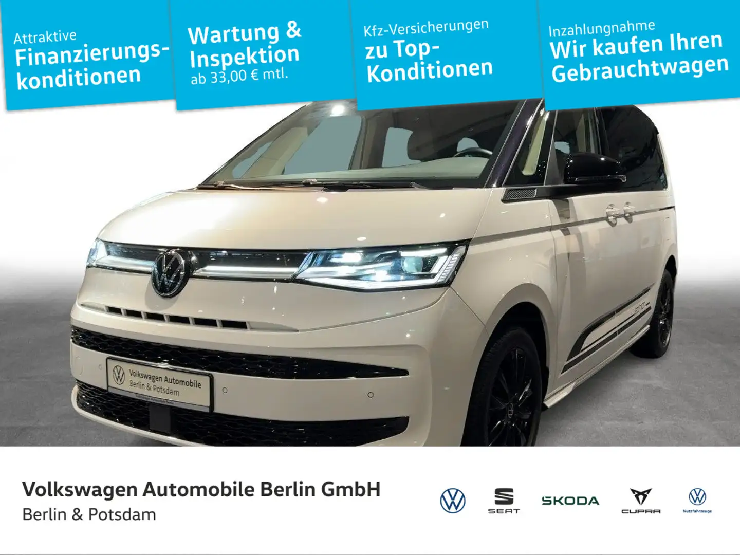 Volkswagen T7 Multivan 2.0TDI DSG Edition STHZG AHK 7-Sitze Weiß - 1