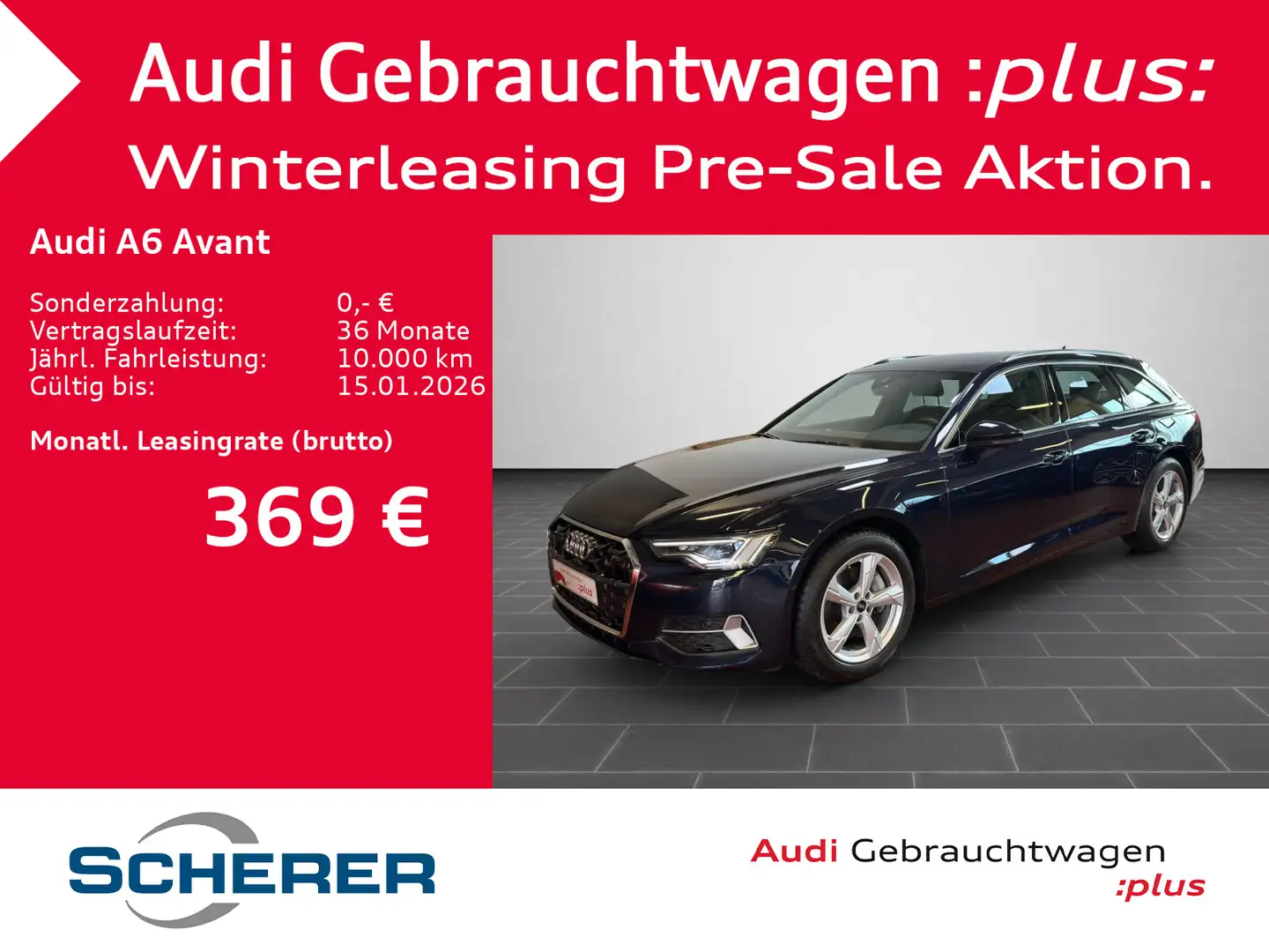 Audi A6 Avant advanced 45 TFSI S tronic LED NAVI AHK Blau - 1