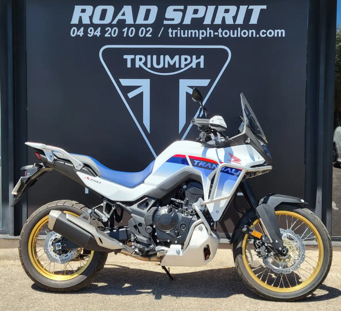 Honda XL 750 Transalp Blanc - 1