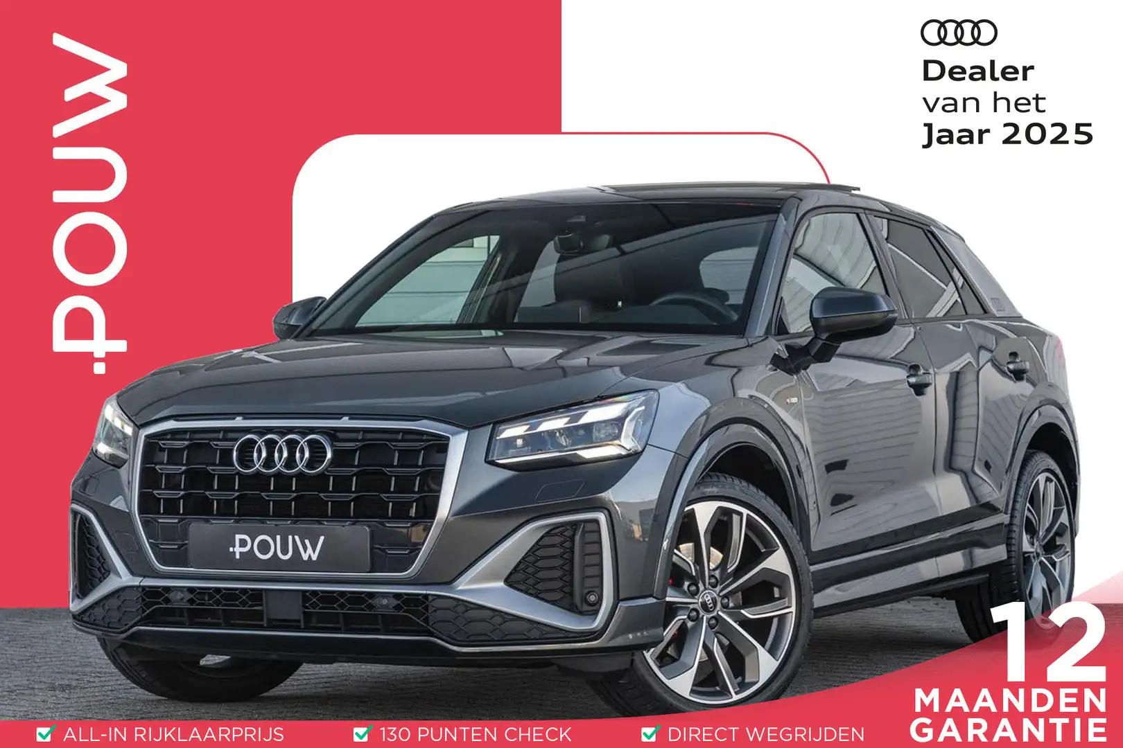 Audi Q2 35 TFSI 150pk S-tronic S-Line Edition | Panoramada Gris - 1