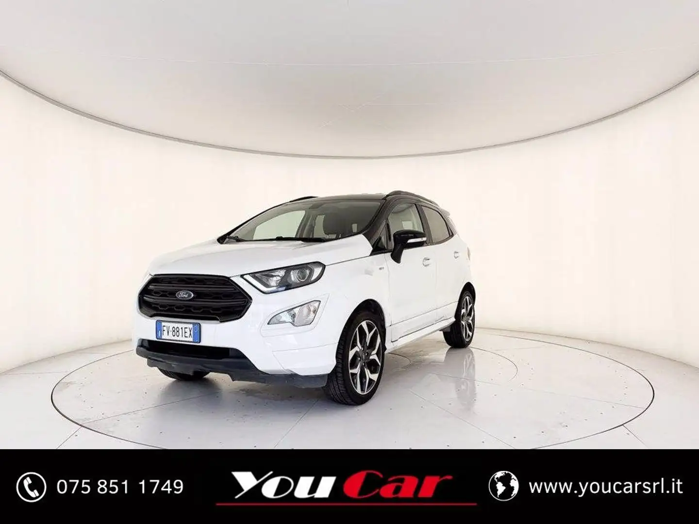 Ford EcoSport 1.0 ecoboost st-line 100cv Blanc - 2