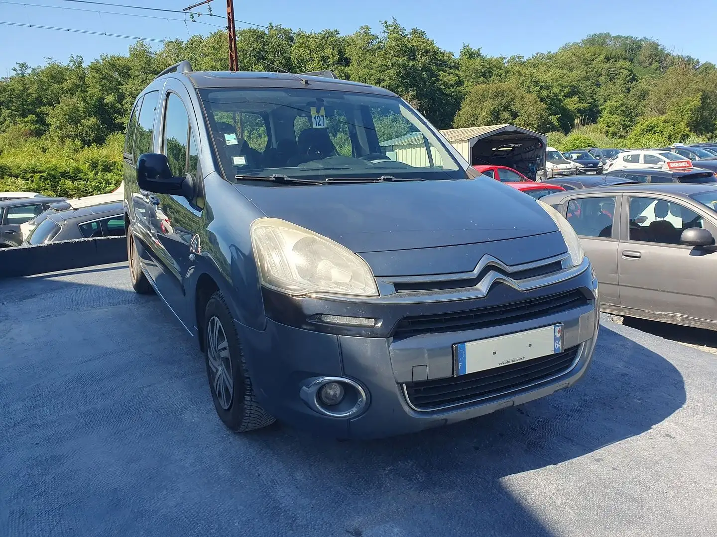 Citroen Berlingo 1.6 E-HDI90 EXCLUSIVE 5P Gris - 1