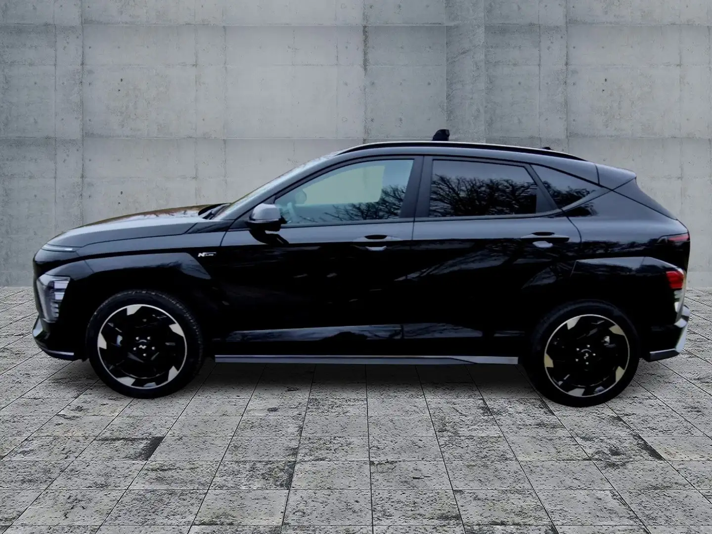 Hyundai KONA Elektro N-LINE 65,4 kWh (218 PS) Sportpaket Schwarz - 2