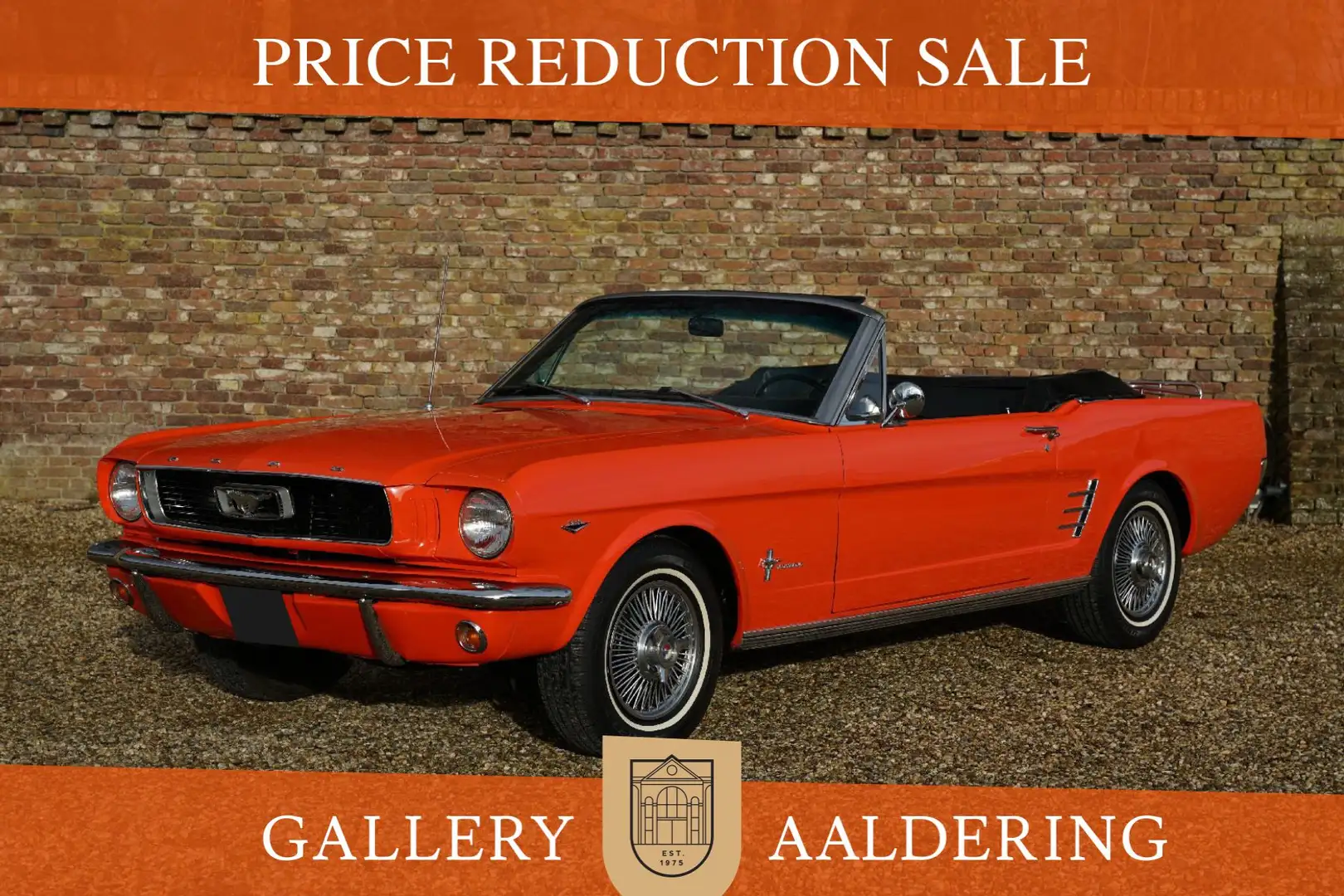 Ford Mustang Convertible 289 V8 Manual PRICE REDUCTION! Complet Oranje - 1