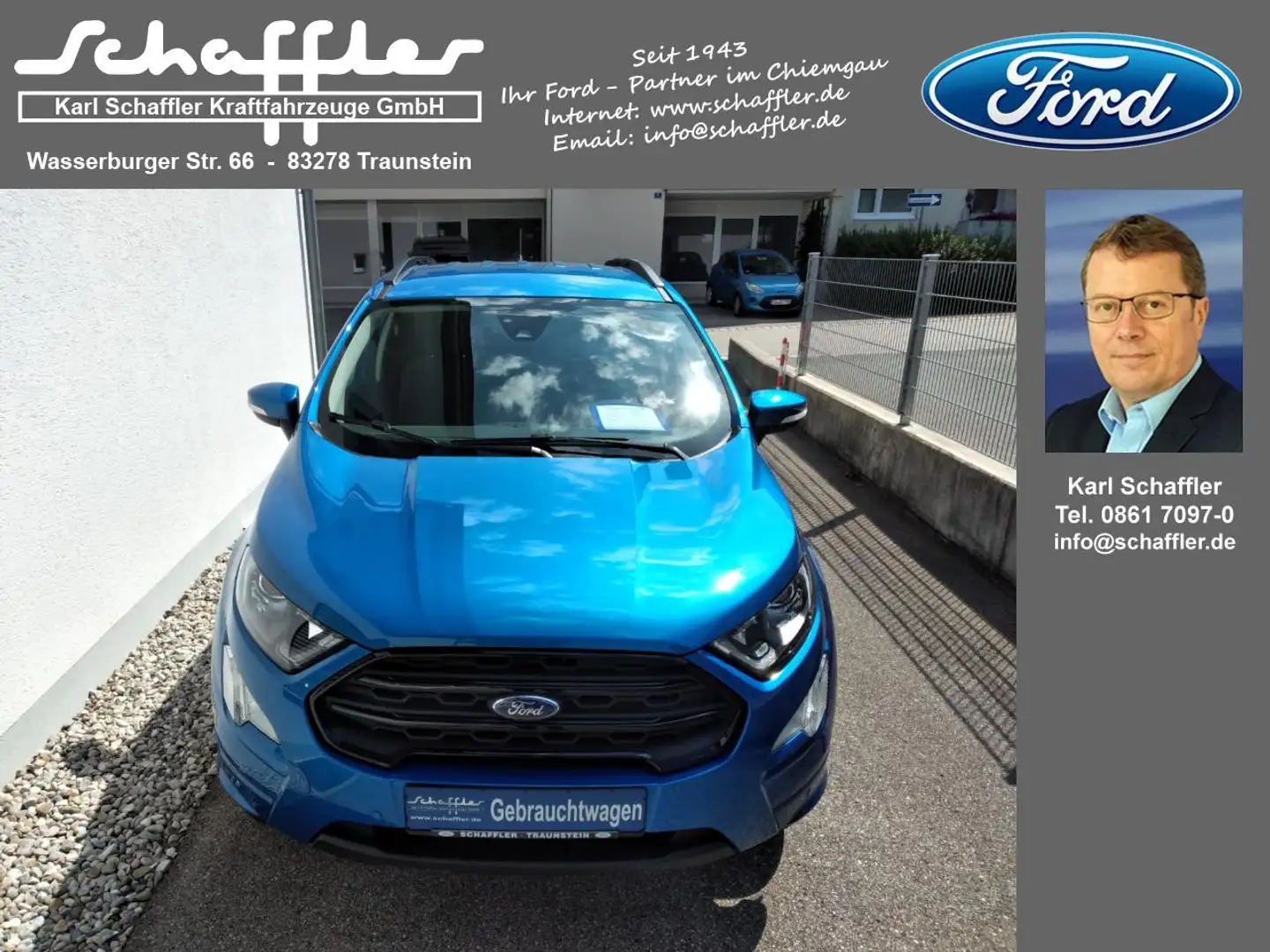 Ford EcoSport ST-Line Bleu - 2