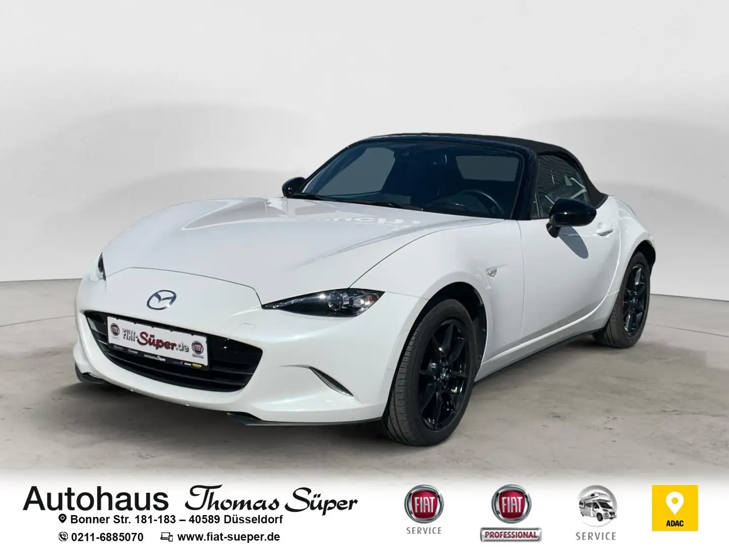 Mazda MX-5 Exclusive-Line Navigation Apple Android Blanco - 1