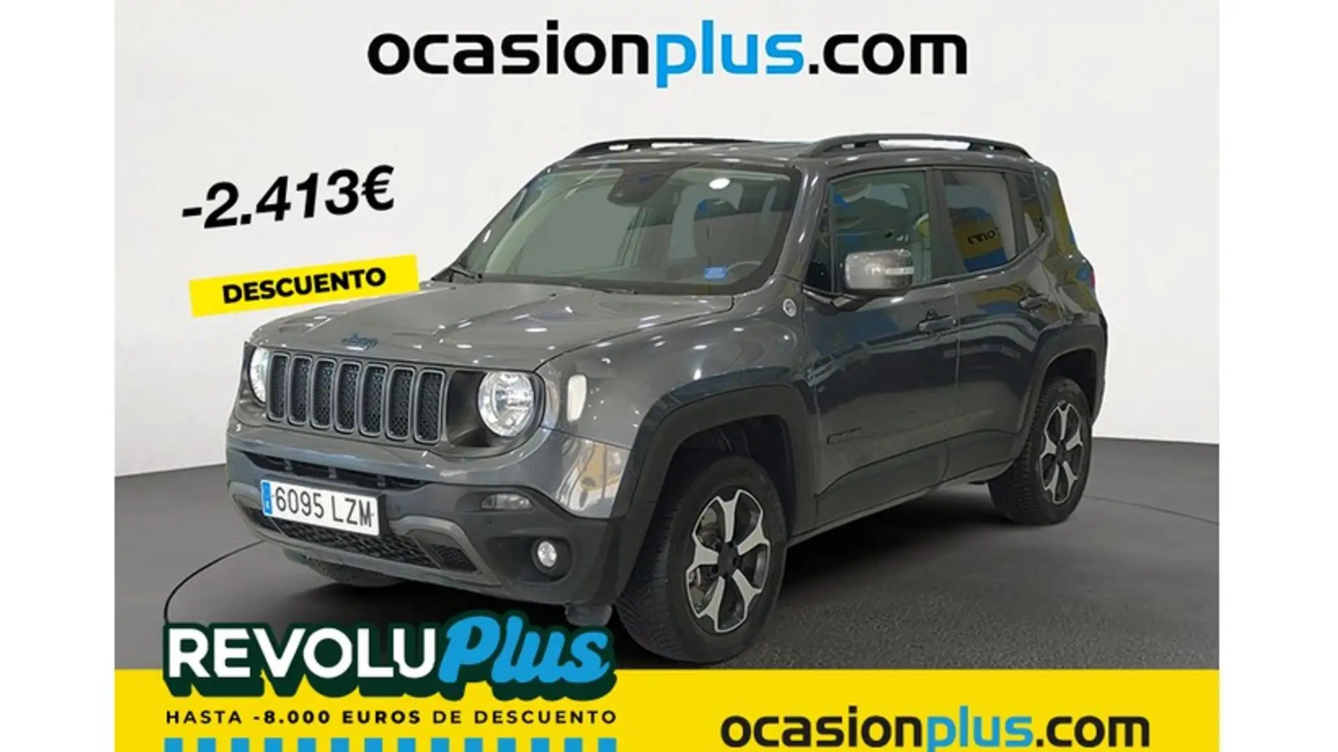 Jeep Renegade 1.3 PHEV Trailhawk 4x4 Aut. 240 Gris - 1