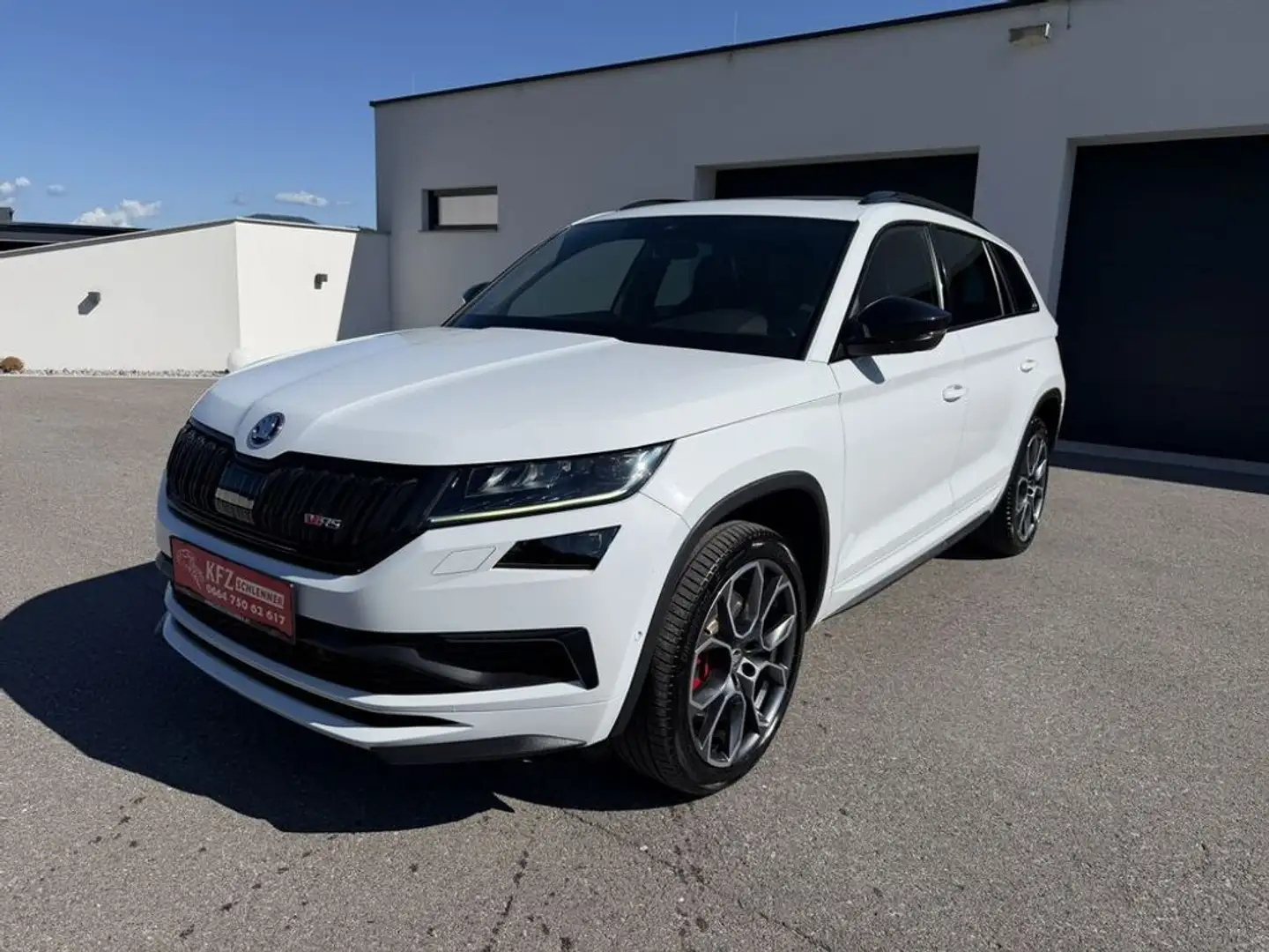 Skoda Kodiaq 2.0 BiTDI RS 4x4/MEGA VOLL!! Weiß - 1