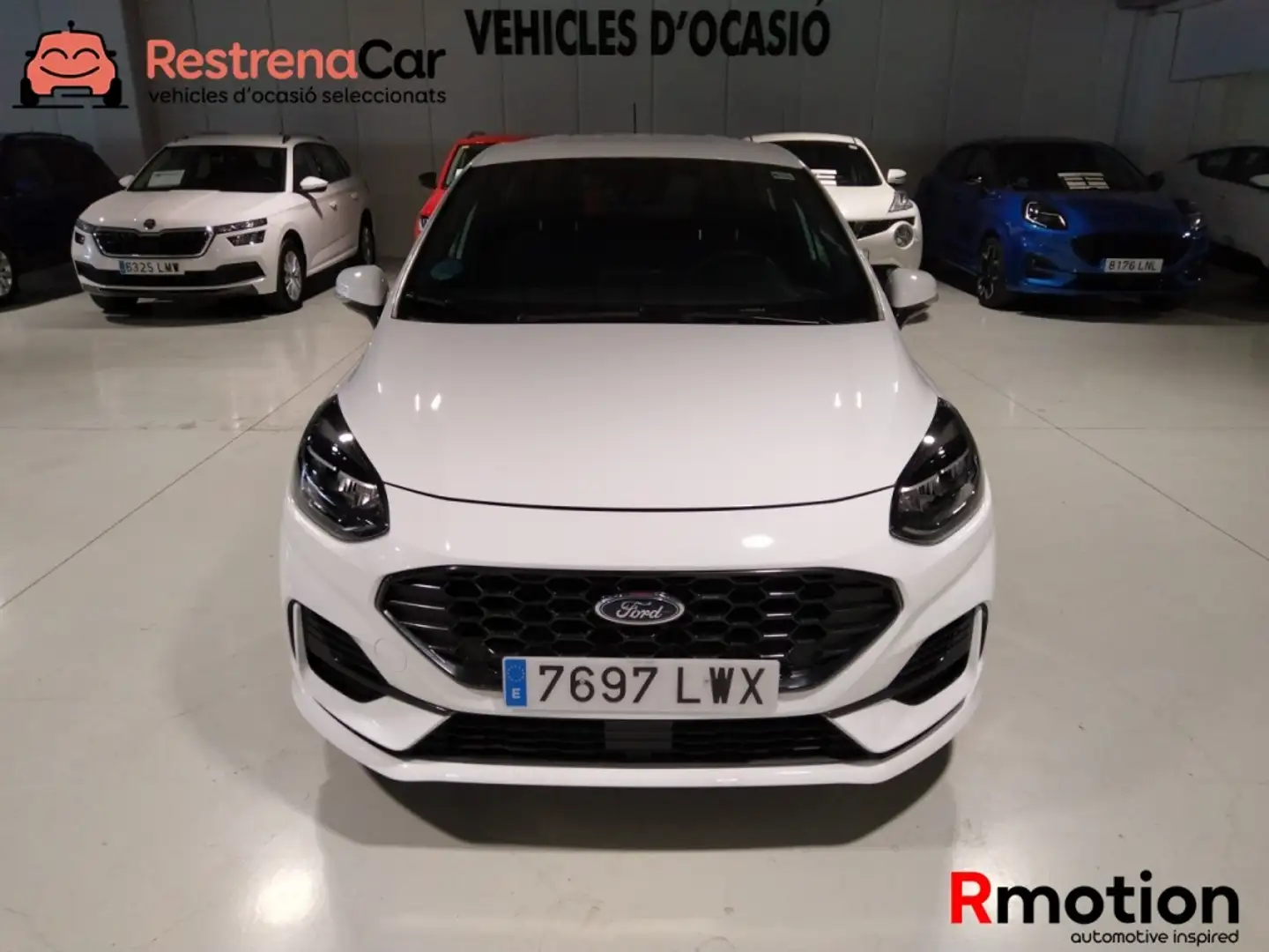 Ford Fiesta 1.0 ECOBOOST MHEV 92KW ST-LINE 125 5P Blanco - 2