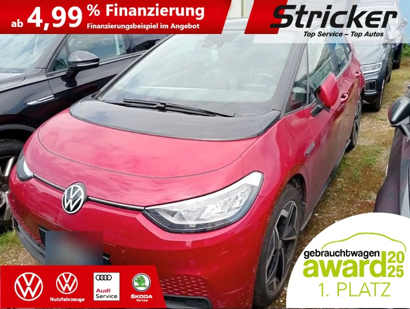Volkswagen ID.3 Pro S 150/77 308,-ohne Anzahlung Navi Pumpe Red - 2