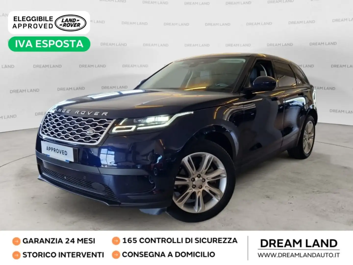 Land Rover Range Rover Velar 2.0D I4 204 CV S GARANZIA 24 MESI Blu/Azzurro - 1