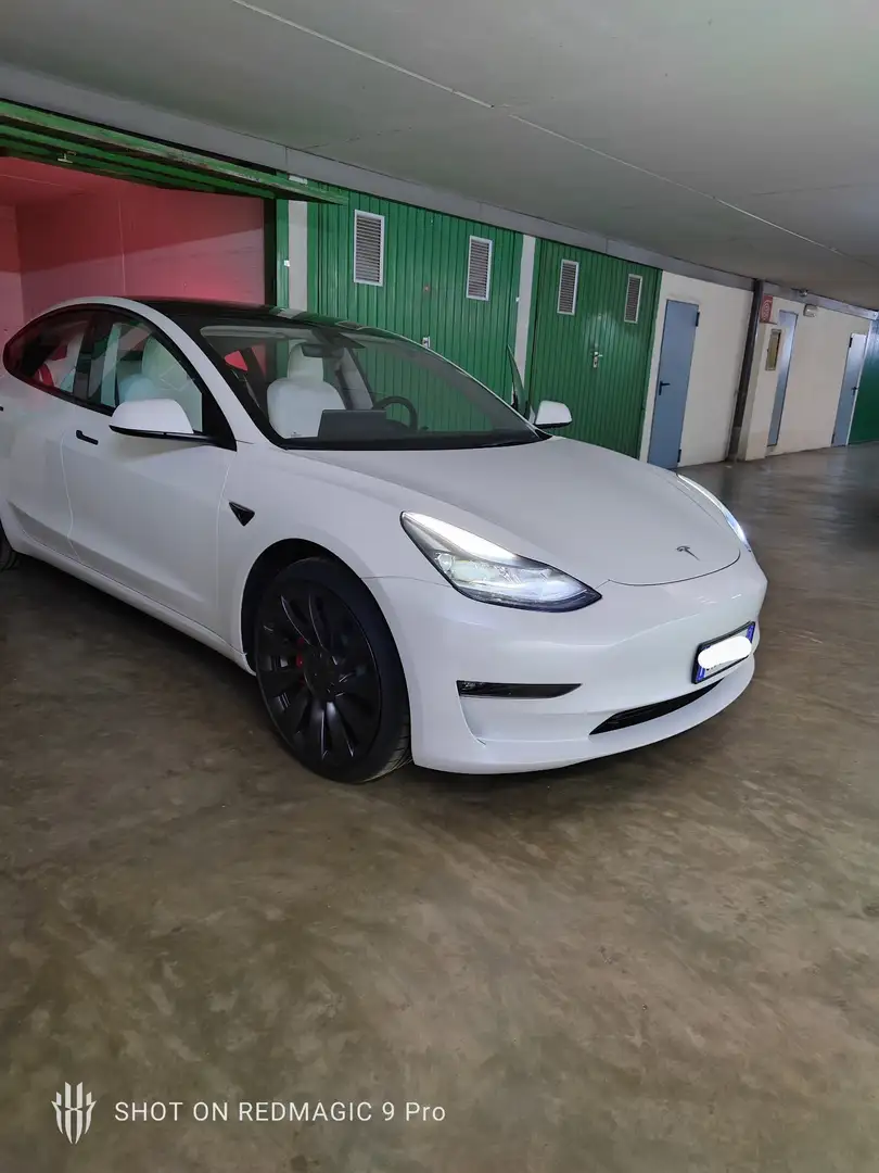 Tesla Model 3 PERFORMANCE DUAL MOTOR AWD Білий - 1