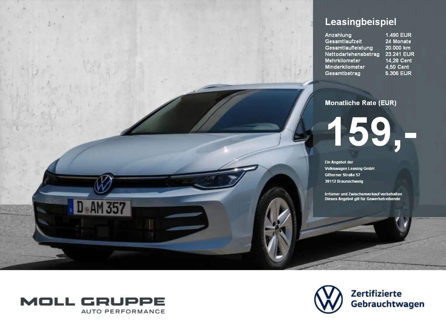 Volkswagen Golf Variant Life 1.5 l TSI OPF  6-Gang NAVI LM Blau - 1