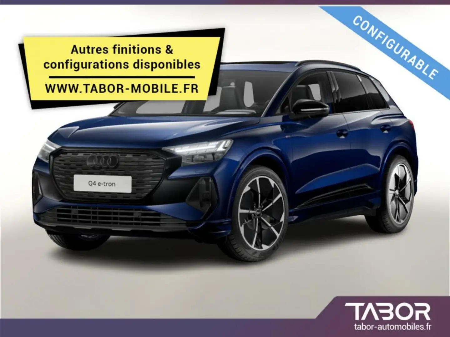 Audi Q4 e-tron 55 quattro LED Sièges chauf. 19" Gris - 1