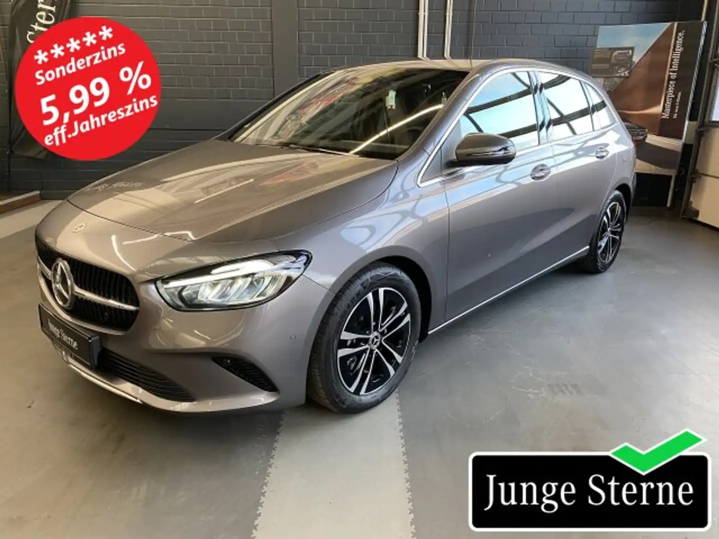 Mercedes-Benz B 180 B 180 Progressive Adv. LED MBUX Kamera Sitzh. Szary - 1