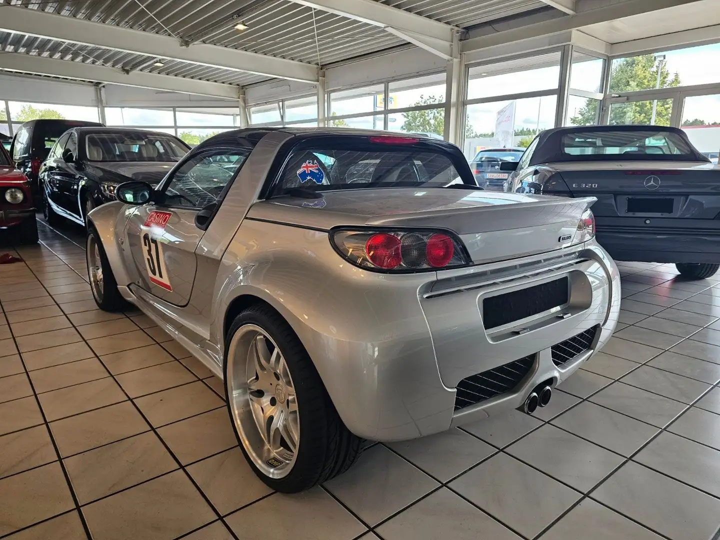 smart roadster BRABUS+Leder+Scheckheft+SHZ+Klima Argintiu - 2