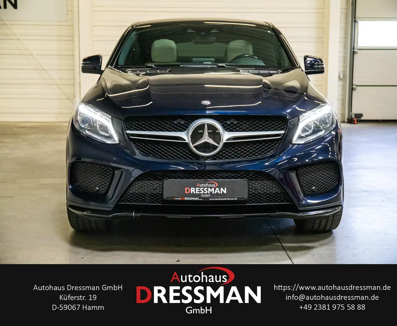 Mercedes-Benz GLE 400 4M Coupe AMG DESIGNO AIRMATIC PANO B&O Bleu - 2