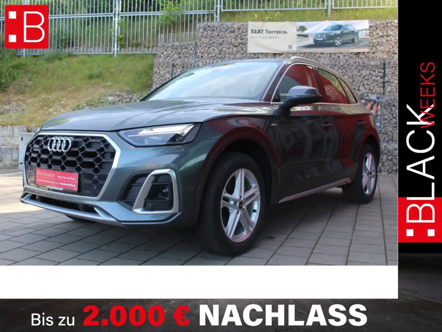 Audi Q5 40 TDI qu. S-tronic S-Line LED NAVI KAMERA PDC 3-J Gris - 1