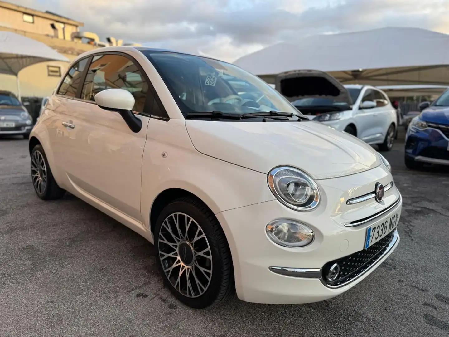 Fiat 500 CERCHI "16 + CLIMA AUTOMATICO + GPL Bianco - 1