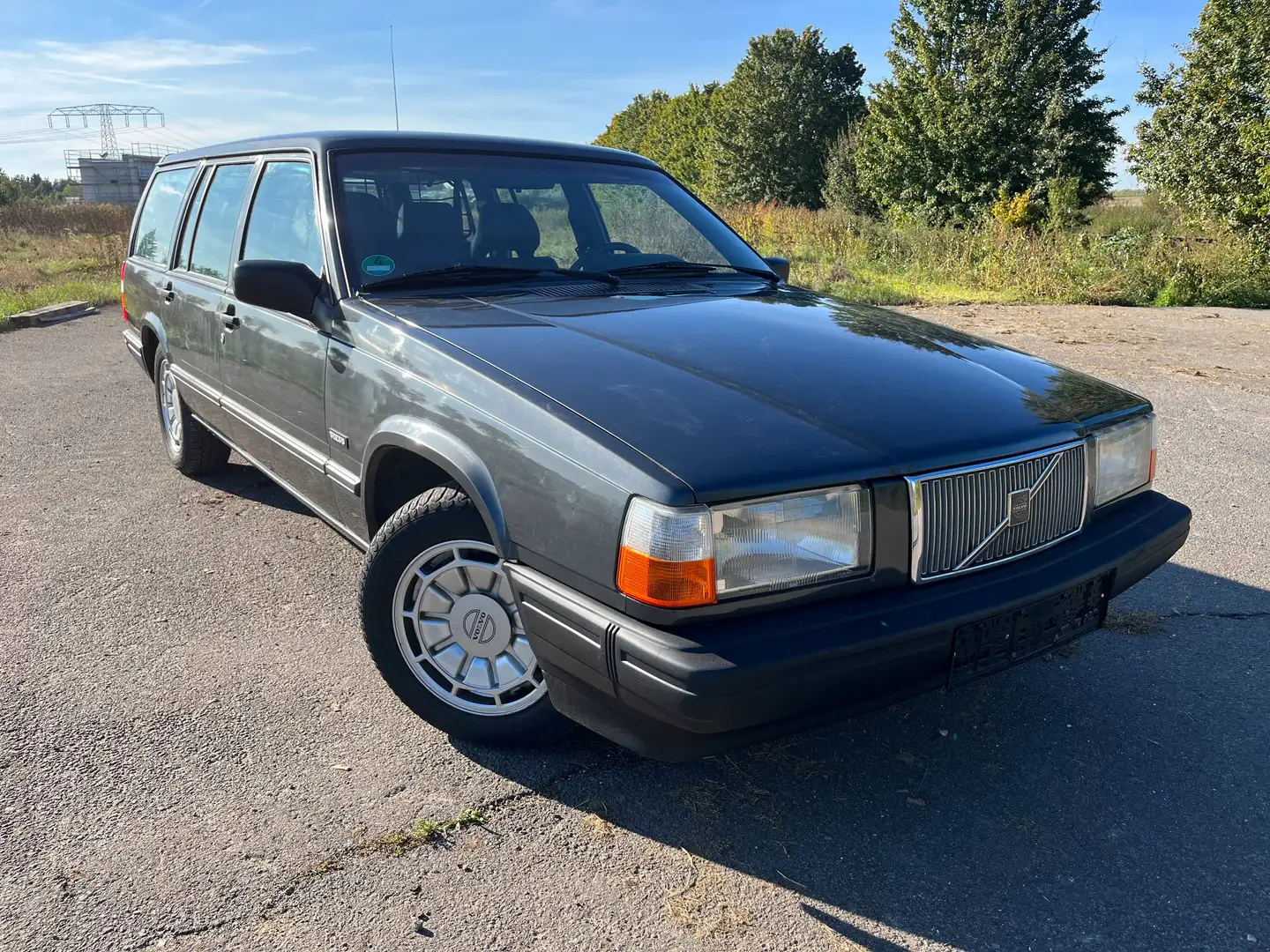 Volvo 740 740 Autom. GL Exklusiv orig. 169 Tkm 2. Hd. Klima SSD TOP! Grau - 1