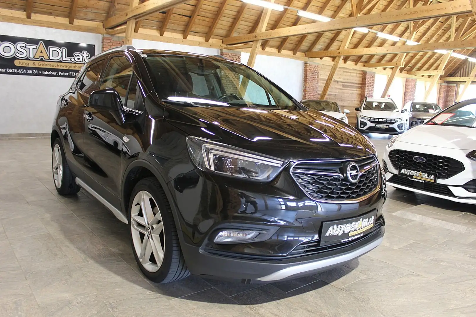 Opel Mokka X 1,4 Turbo Ultimate/VOLL-NAVI-LEDER-SCHIEBEDACH-... Schwarz - 2