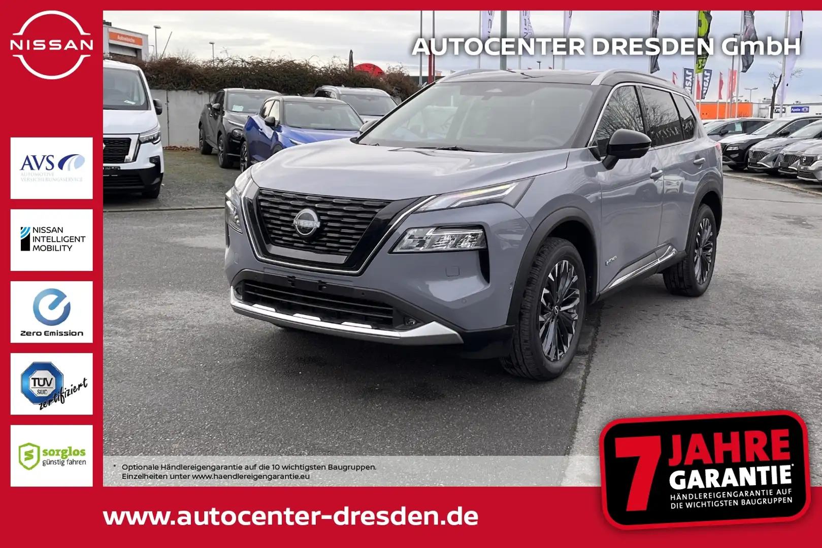 Nissan X-Trail 1.5VC-T e-4ORCE Tekna HUD Navi Bose Pano Szürke - 1
