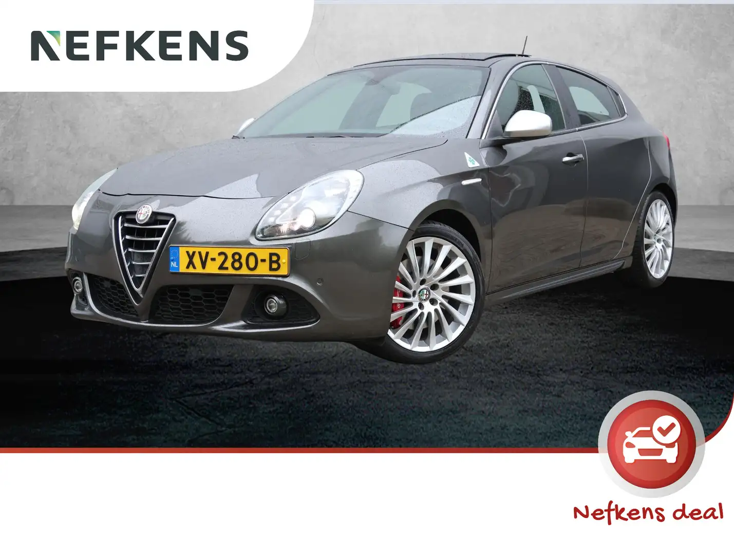 Alfa Romeo Giulietta 1.7 241pk Quadrifoglio Verde | Schuifdak | Leder | Gris - 1