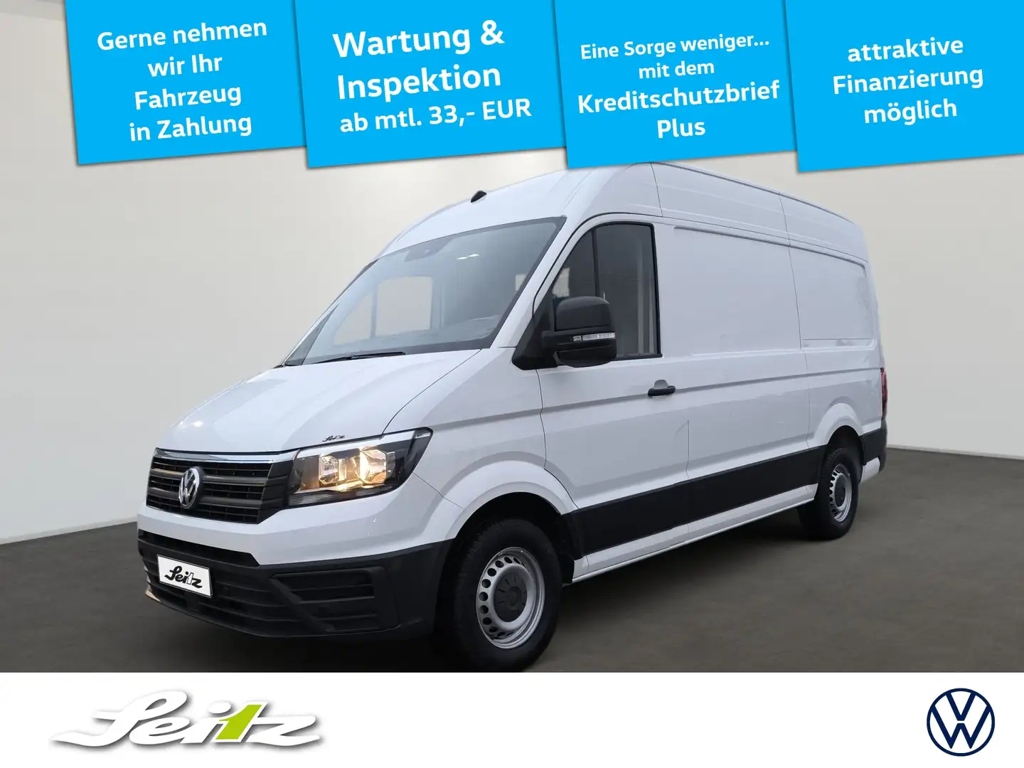 Volkswagen Crafter Kasten 2.0 TDI MR Hochdach STANDH*KAMERA*NAVI* Blanc - 1