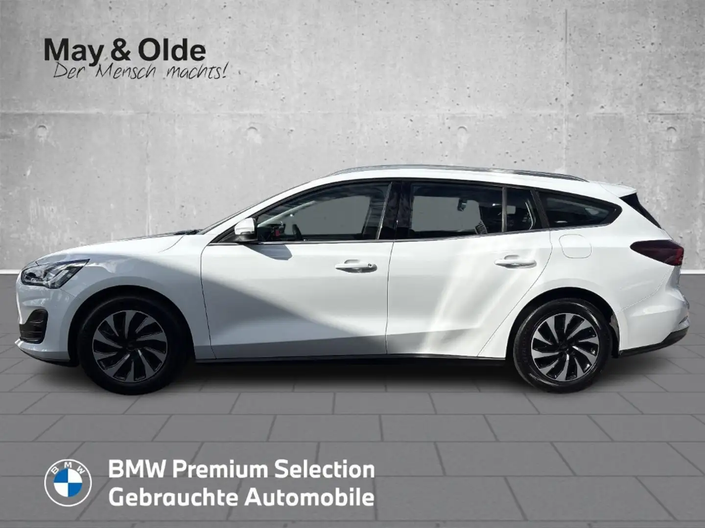 Ford Focus Turnier 1.5 TITANIUM 8-Fach AUTOM. AHK LED NAVI TE Blanc - 2