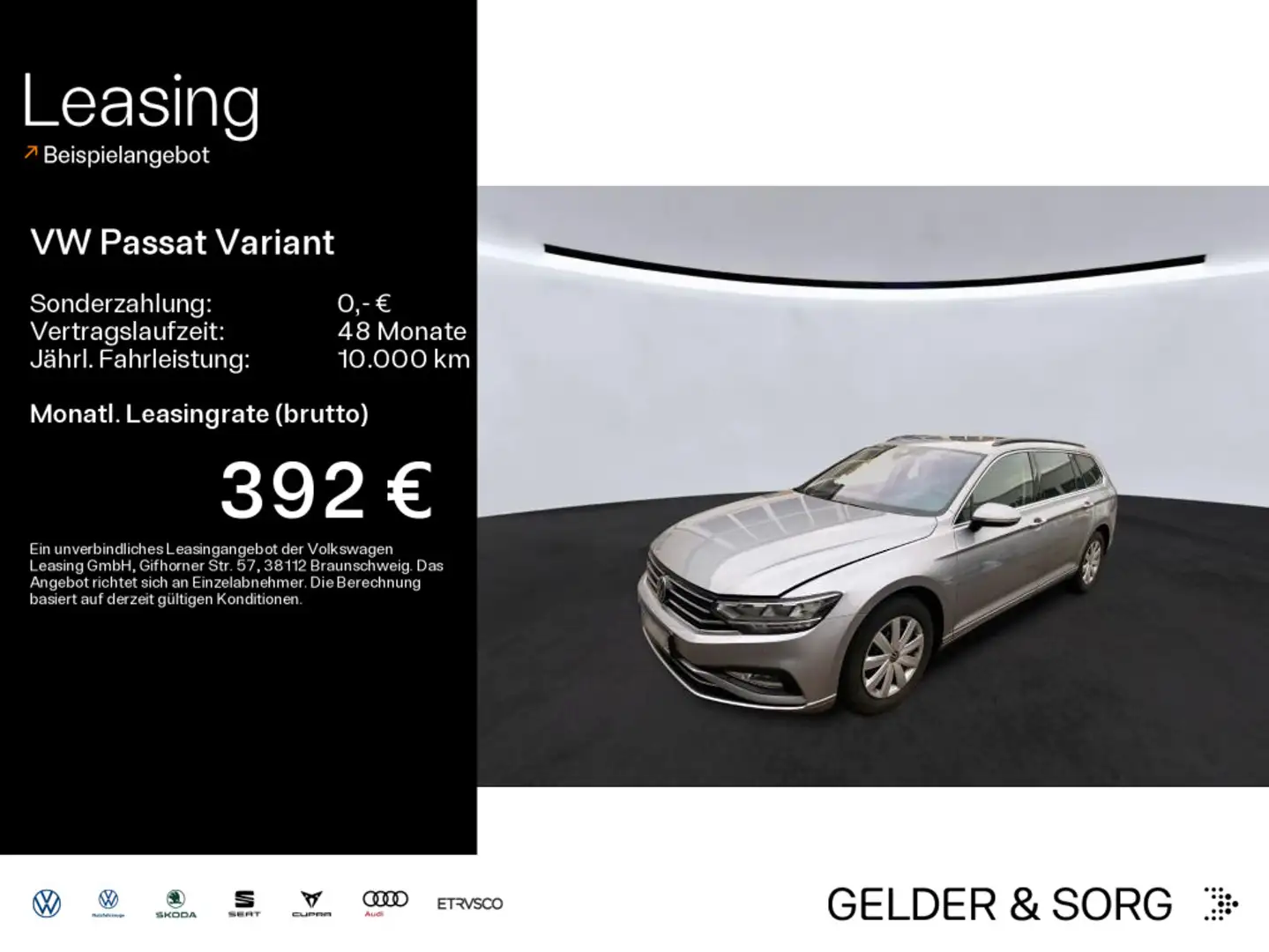 Volkswagen Passat Variant Business 2.0 TDI Pano*H&K*ACC*RFK Argent - 1