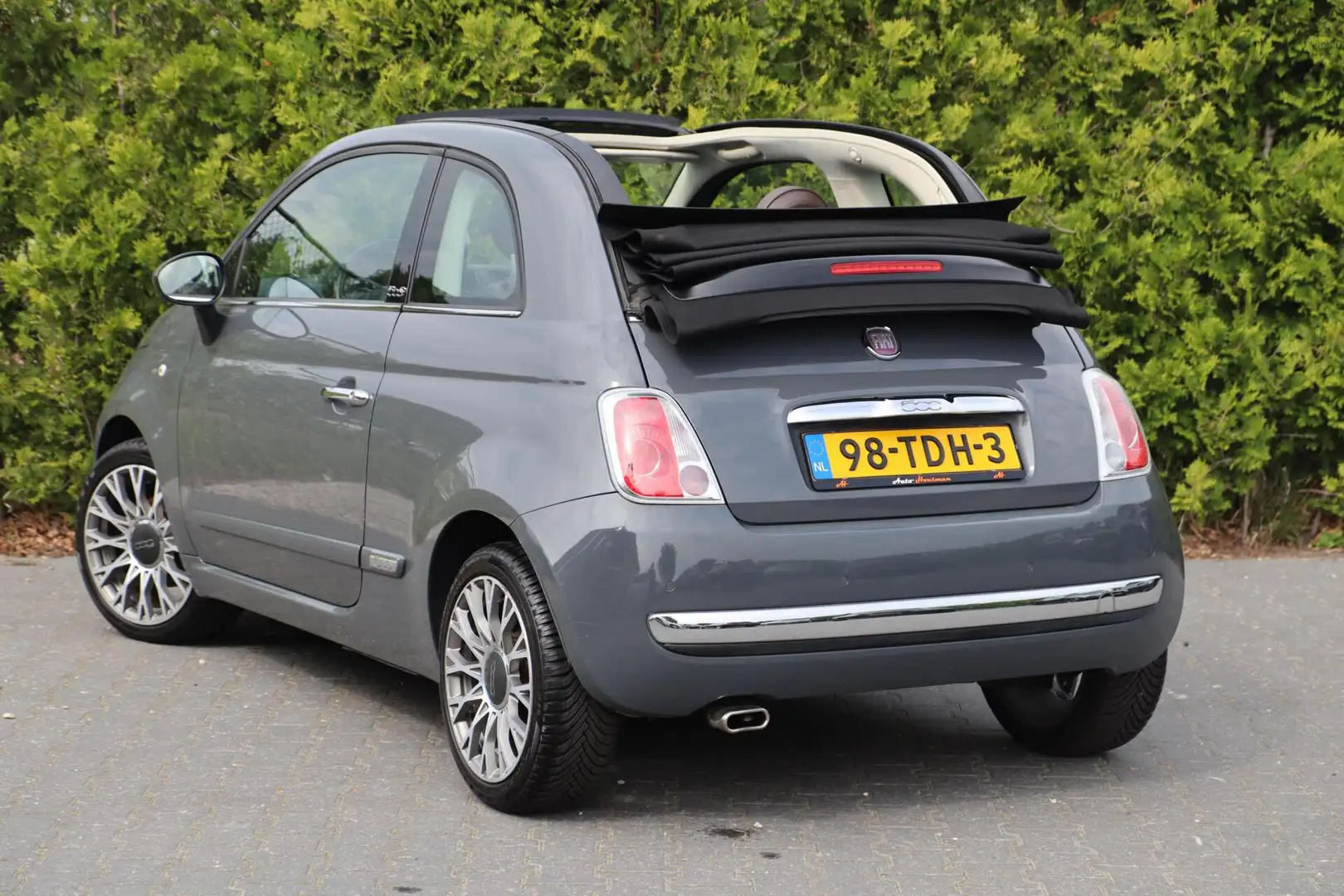 Fiat 500C abrio 0.9 TwinAir Automaat by Gucci Leder|Ecc|Crui Grijs - 2