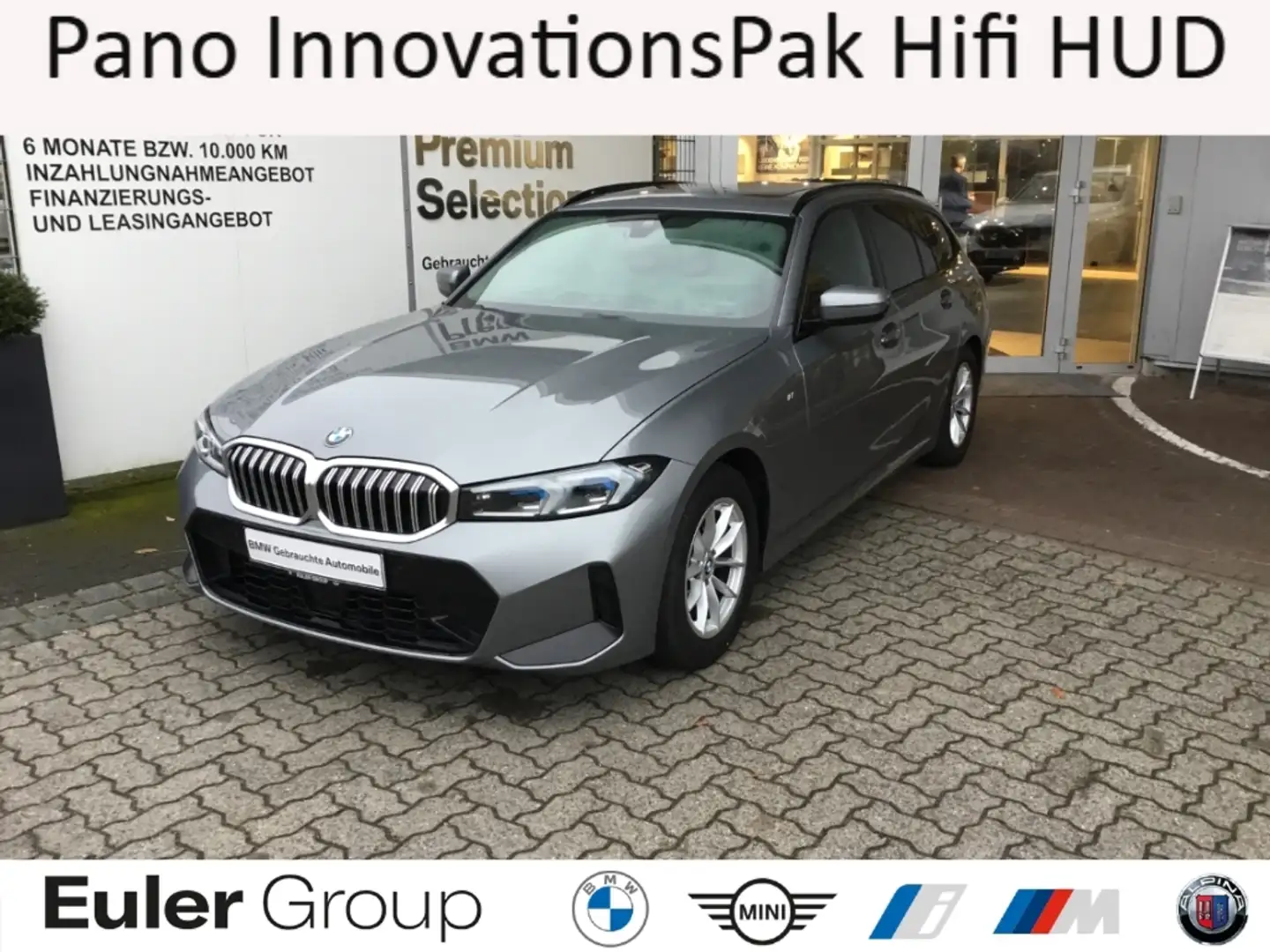 BMW 320 I M-Sport Pano InnovationsPak Hifi Sportlenk HUD M Grey - 1