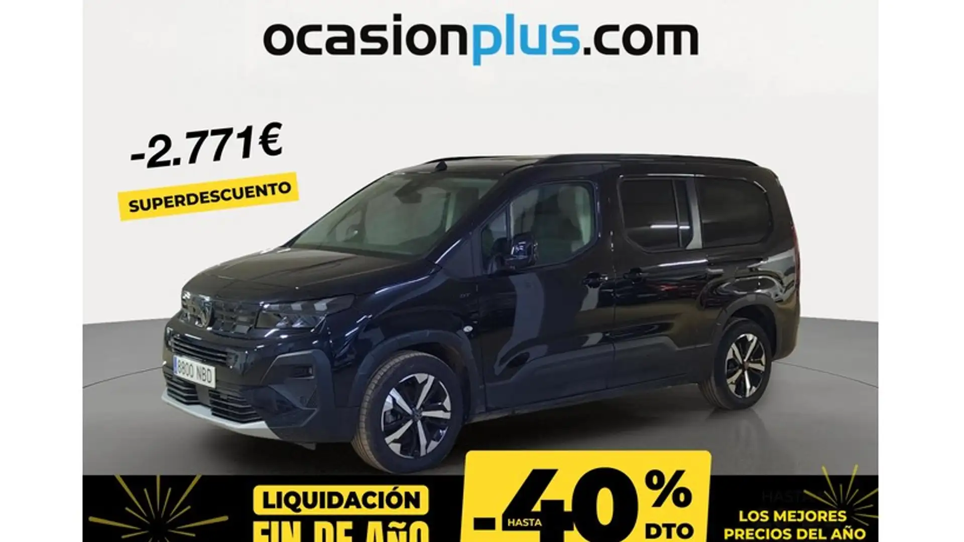 Peugeot Rifter 1.5BlueHDi S&S Long GT 130 EAT8 Noir - 1