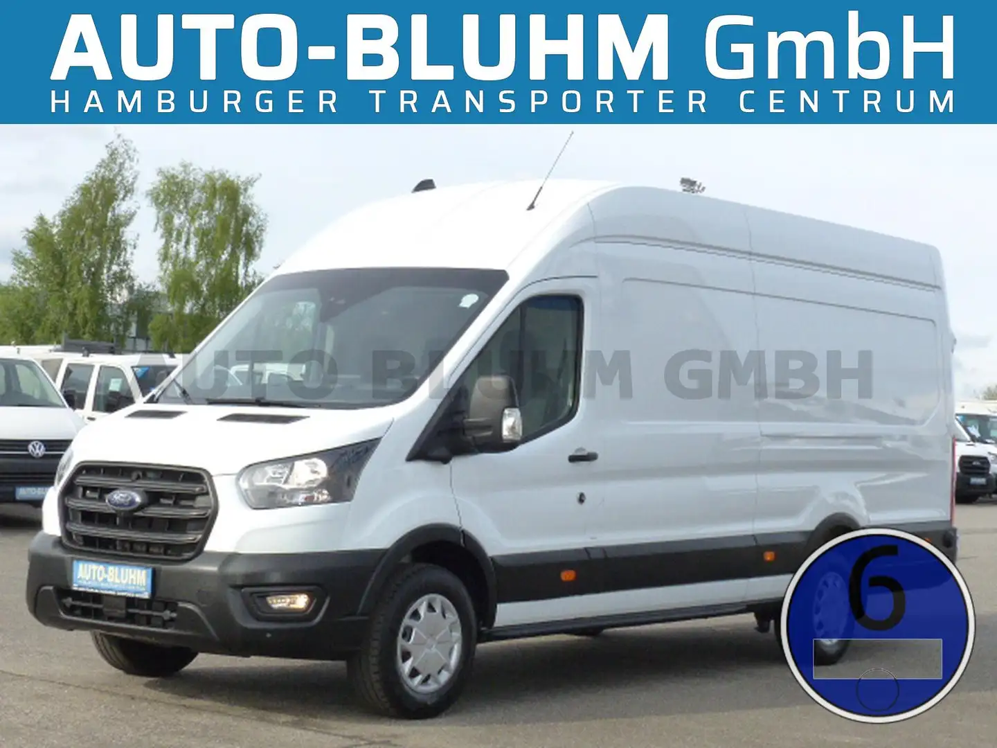 Ford Transit 350 Kasten L4H3 + Navi 360°-Kamera Klima Blanco - 1