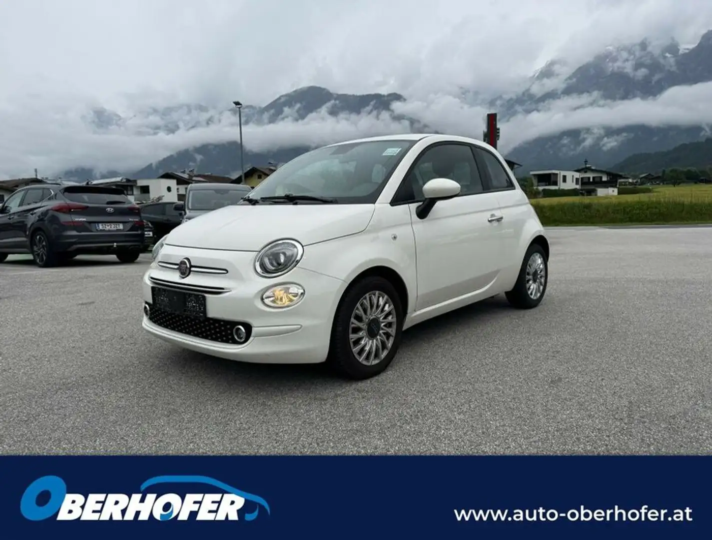 Fiat 500 1.2 Fire 70 Dualogic Lounge *AUTOMATIK* Weiß - 1