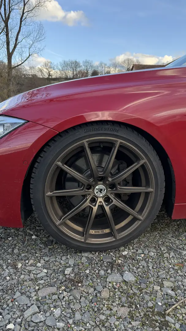 BMW 328 328 i Sport line 8 Gang Voll Rojo - 2