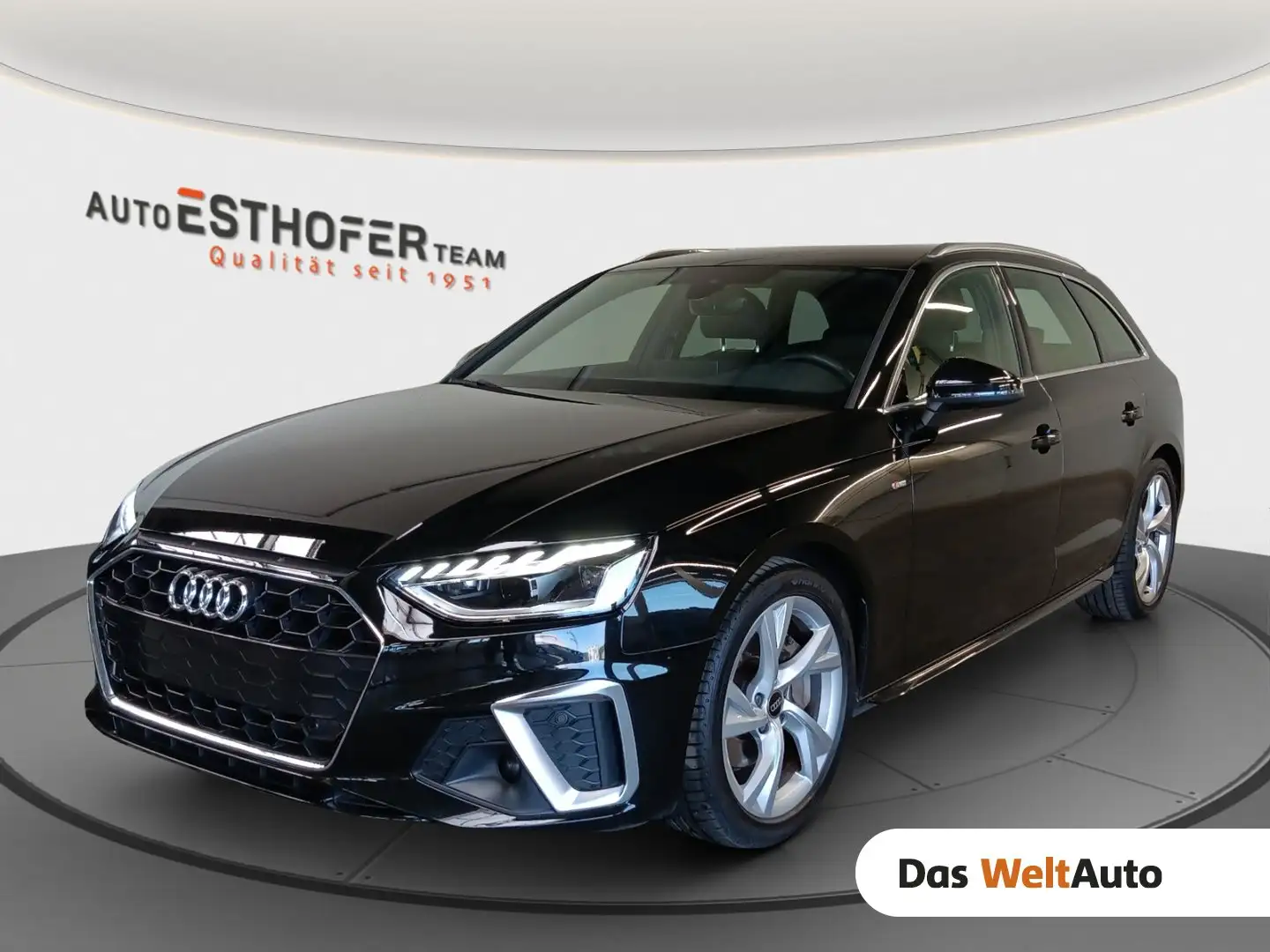 Audi A4 40 TFSI S line Schwarz - 1
