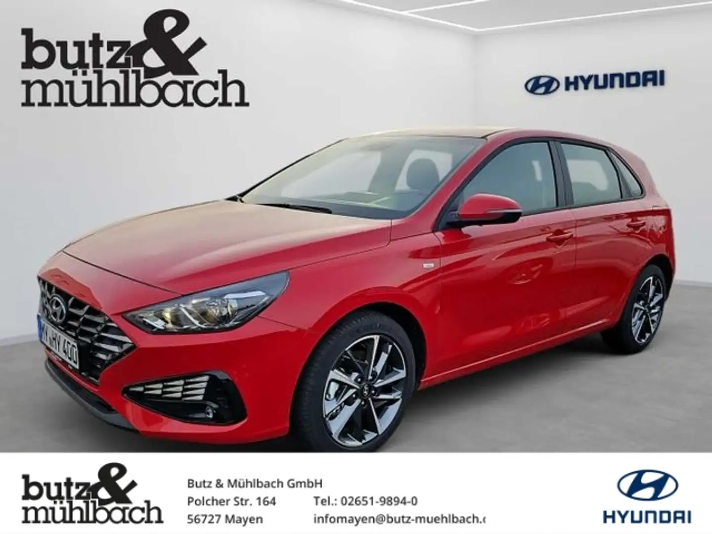Hyundai i30 1.5 T-GDI 48V-Hybrid DCT Trend Rouge - 1