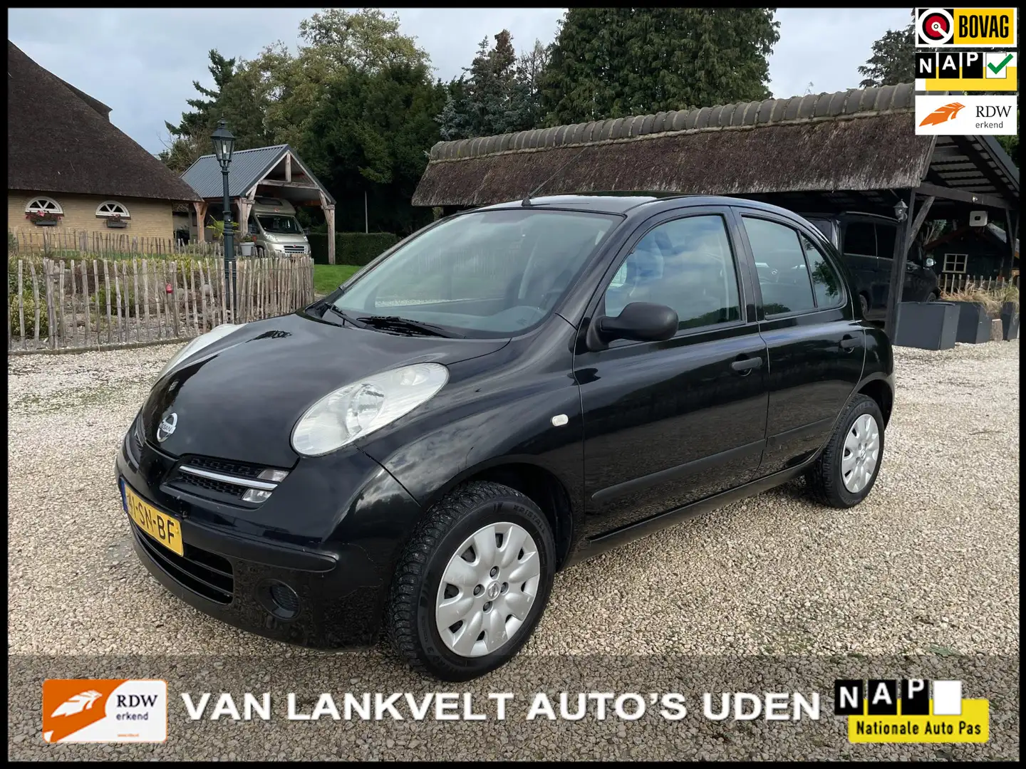 Nissan Micra 1.2 Visia Rijklaar! Noir - 1