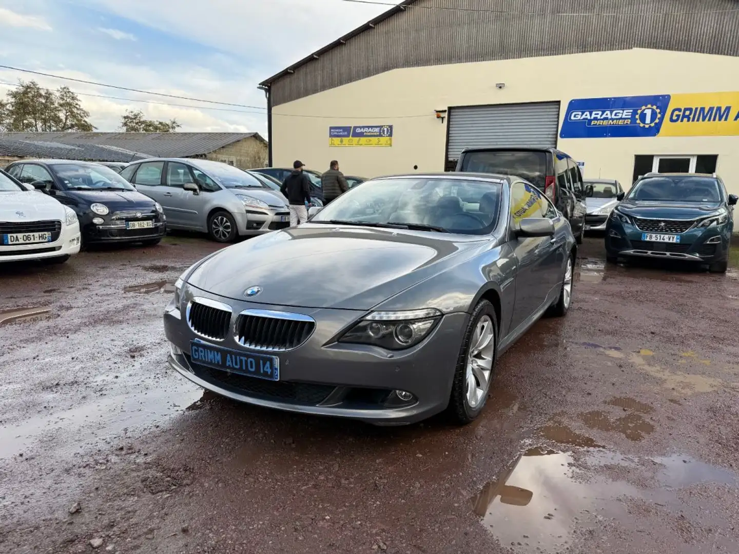 BMW 635 SERIE Coupe 3.0 635d Luxe Sport 286ch Gris - 2