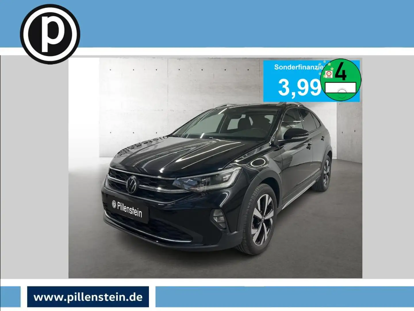Volkswagen Taigo TSI DSG STYLE NAVI+ACC+KAM+KEY+DIGI Schwarz - 1