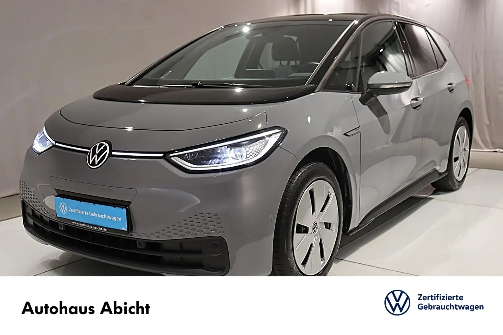 Volkswagen ID.3 Pro 150kW ACC IQ.LIGHT KAMERA KEYLESS NAVI Klima Šedá - 1