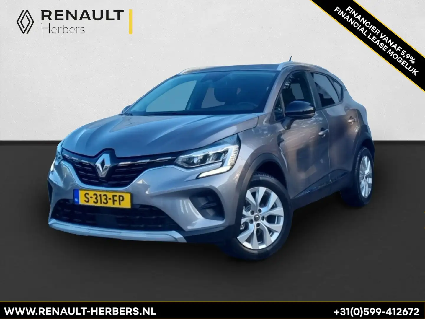Renault Captur 1.0 TCe 100 Zen CRUISE / STOELVERW. / TREKHAAK Gris - 1