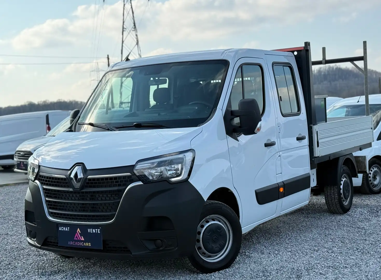 Renault Master DOUBLE CABINE BENNE 2.3 Dci 49000 KM 2021 GARANTIE Wit - 1
