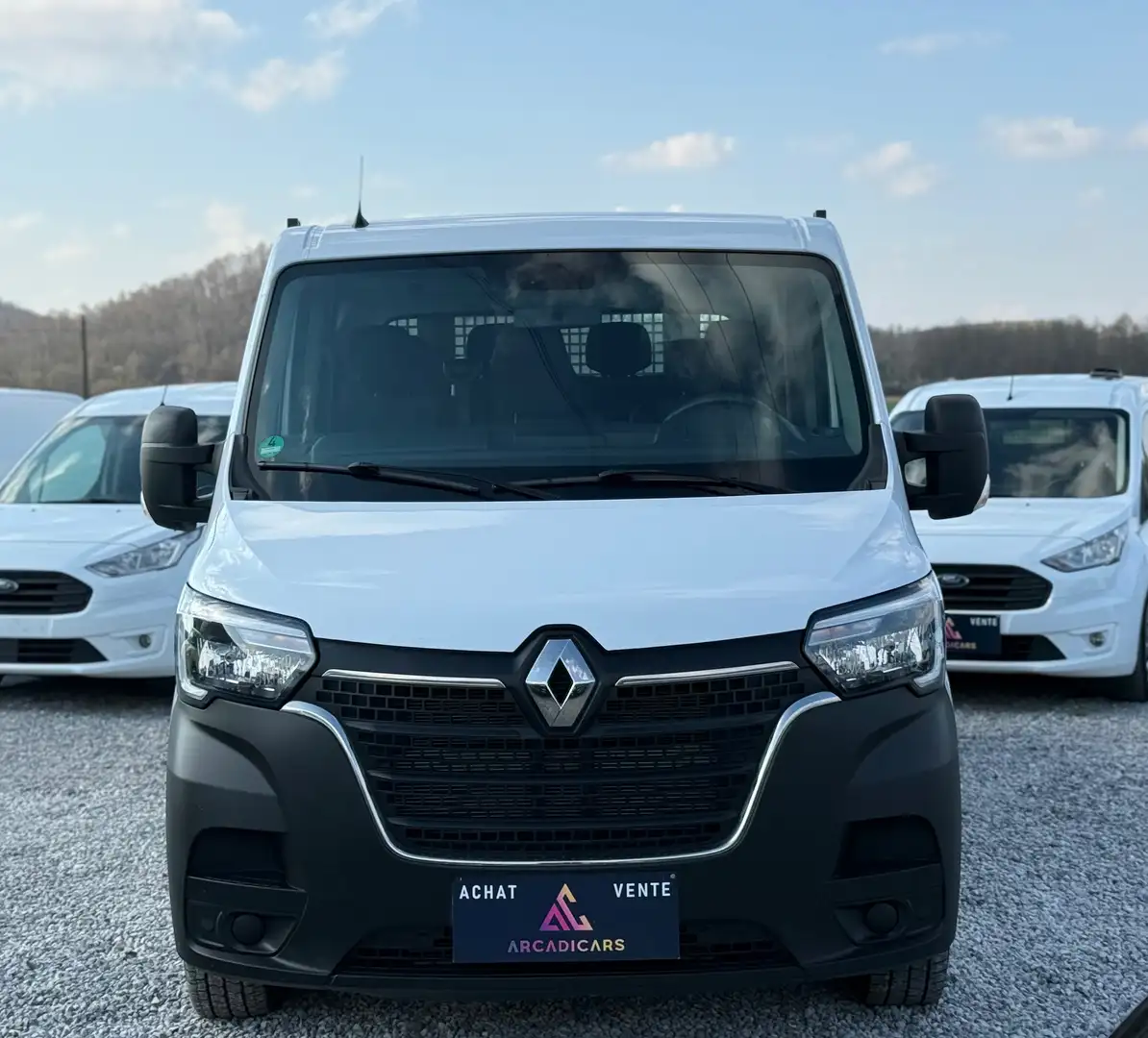 Renault Master DOUBLE CABINE BENNE 2.3 Dci 49000 KM 2021 GARANTIE Wit - 2