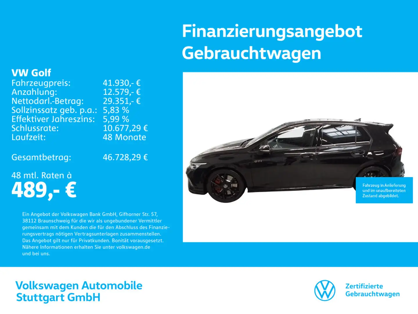 Volkswagen Golf Clubsport 2.0 TSI DSG Navi Kamera ACC SHZ Schwarz - 1