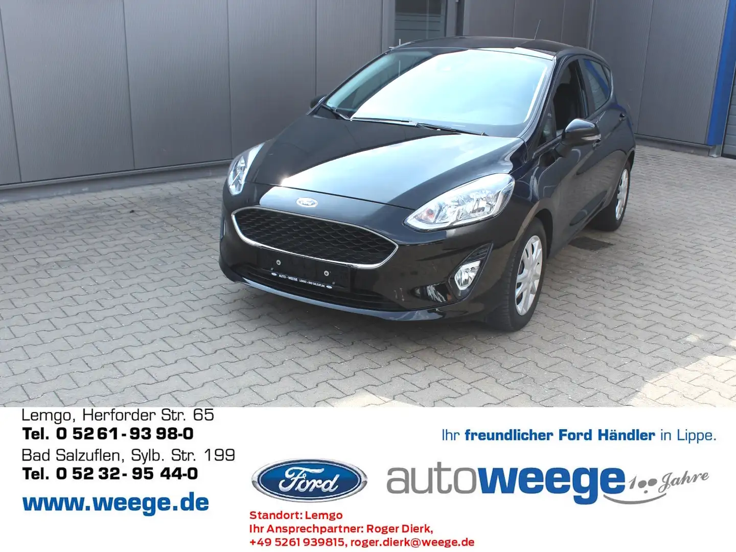 Ford Fiesta Cool & Connect 1,0 EcoBoost Start/Stopp Noir - 1