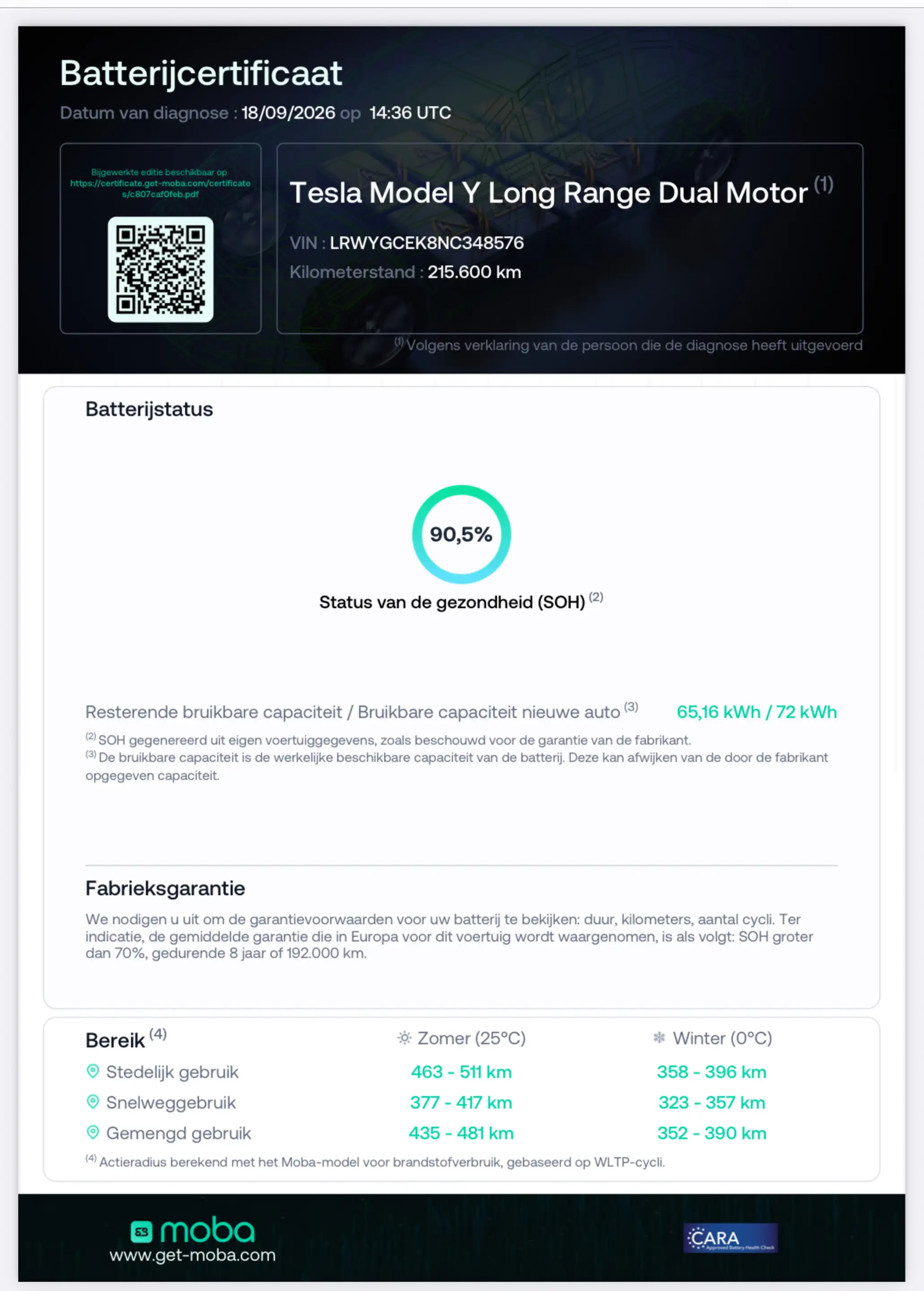 Tesla Model Y Long Range AWD 75kWh | SOH 91% | Pano | Leer — photo 28