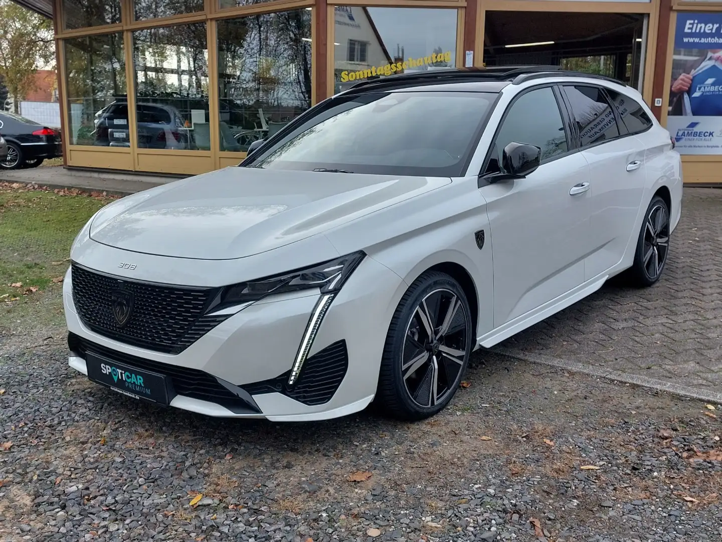 Peugeot 308 SW GT 1.5 BlueHDi 130 EAT8 FOCAL PANO Blanc - 1